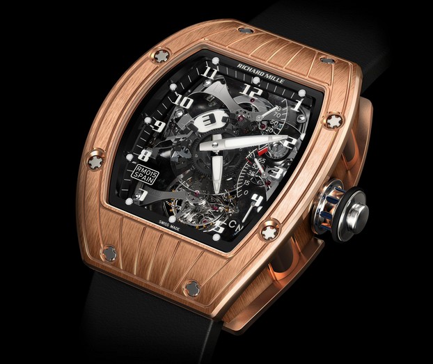 Replica Richard Mille RM 015 Rabat Red Gold Watch